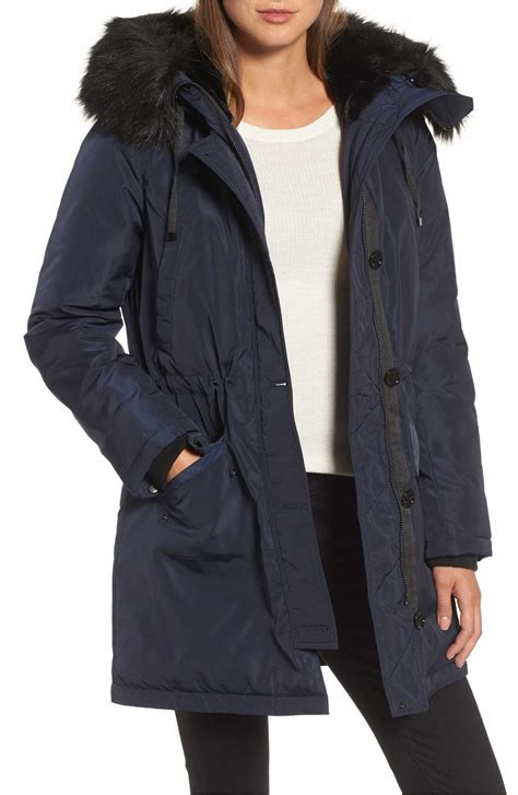 michael kors 3 in 1 weatherproof wool jacket|michael kors anorak raincoat.